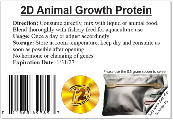 2D Animal Growth Protein